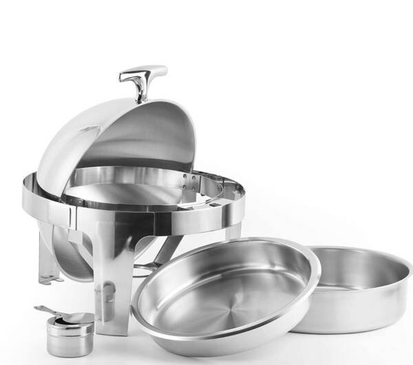 Round roll top 6.5L Silver - Image 3