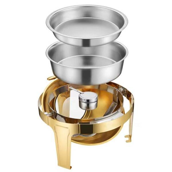 Round roll top 6.5L Gold - Image 3