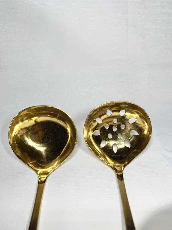 set of spoon & strainer in Gold (ceramic) - Image 4