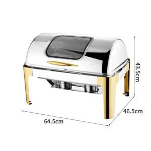rectangular MOVABLE COVER 9 LITER (Gold & Silver)